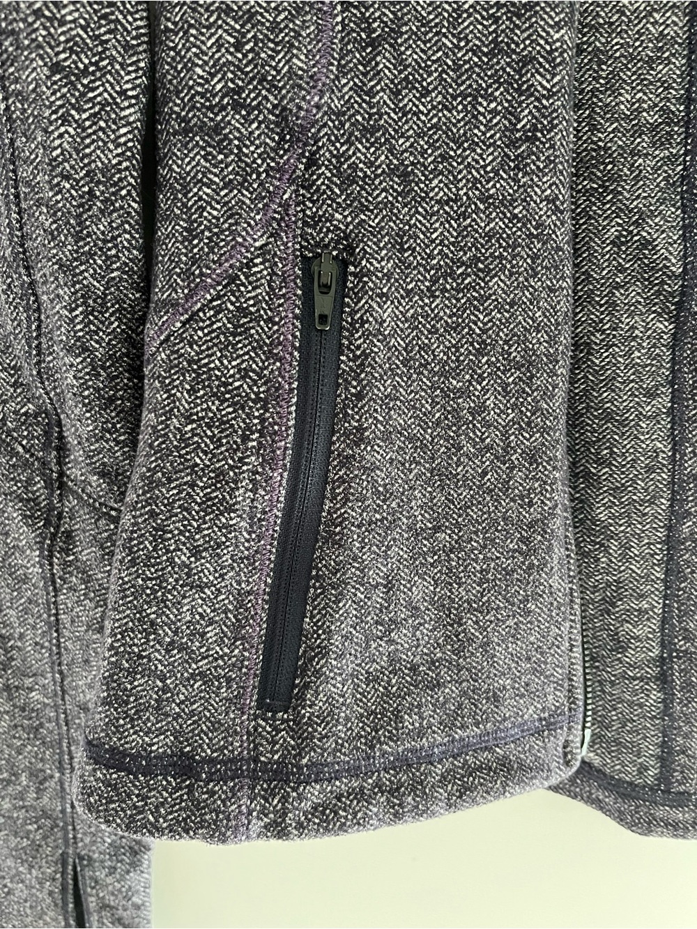 Lululemon Forme Jacket  Run Yoga Herringbone Purple - Picture 7 of 13